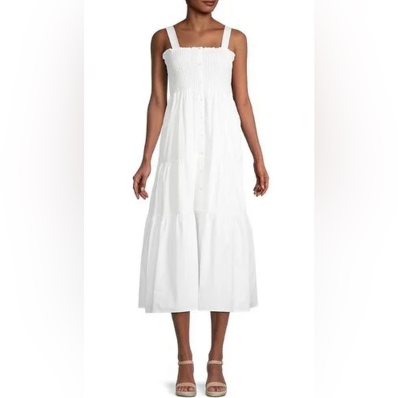 sachin and babi light blue dress Women's Nicole Miller Printed Cowl Neck Slip Dress